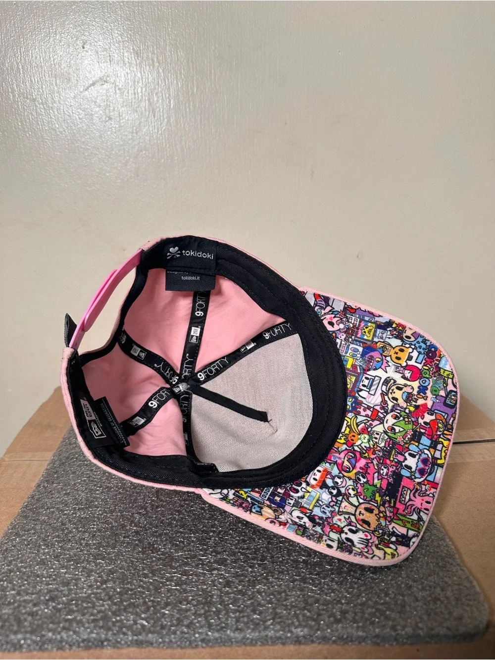 Tokidoki X New Era Women’s Pink Embroidered Hat Multicolor Brim OSFM SnapBack
